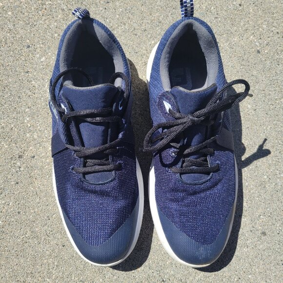 FootJoy FJ Flex Spikeless Shoes, Navy - Style #56102 (Size: Men's US 7) - Picture 2 of 7